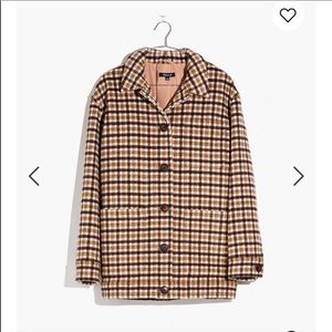 🆕 Madewell plaid Kenwright jacket coat
